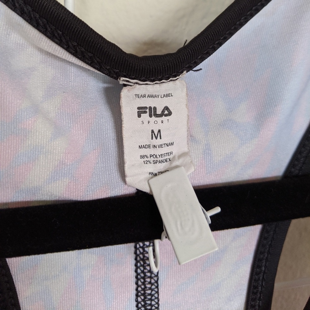 Fila Retro Colorful Workout Racerback Tank Top - Picture 3 of 5